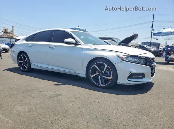 1HGCV2F35KA023641 2019 HONDA ACCORD Black Przód prawy