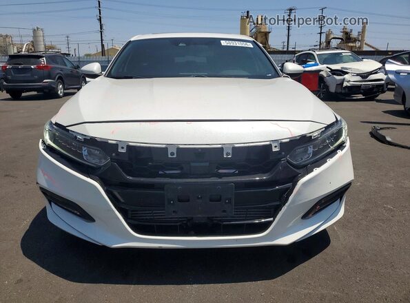 1HGCV2F35KA023641 2019 HONDA ACCORD Black Widok z przodu