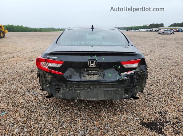 1HGCV2F35KA030346 2019 HONDA ACCORD Black Vista trasera