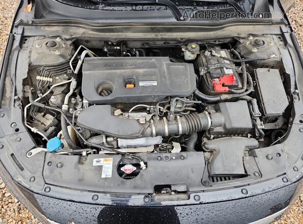 1HGCV2F35KA030346 2019 HONDA ACCORD Black Vista interior trasera