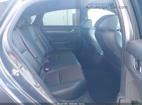 1HGCV2F35KA033554 2019 HONDA ACCORD Gray 