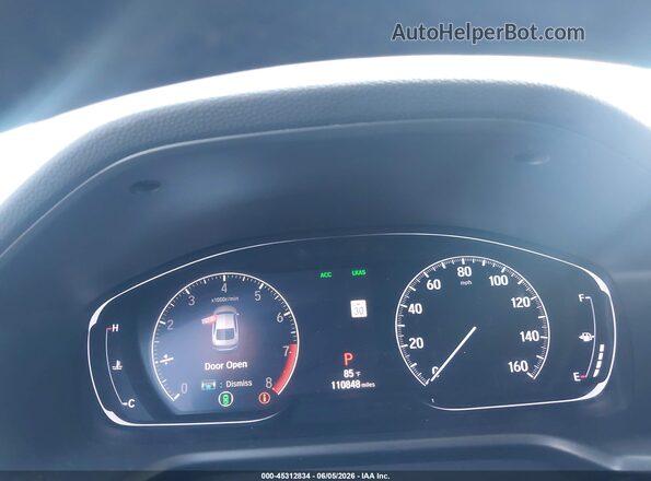 1HGCV2F35KA033554 2019 HONDA ACCORD Gray 