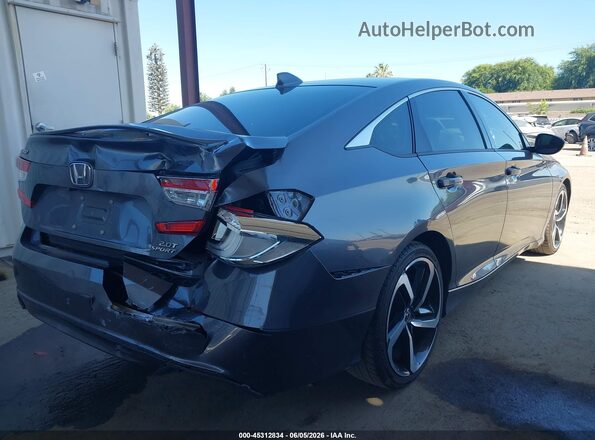 1HGCV2F35KA033554 2019 HONDA ACCORD Gray 