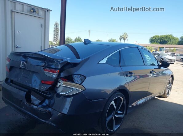 1HGCV2F35KA033554 2019 HONDA ACCORD Gray 