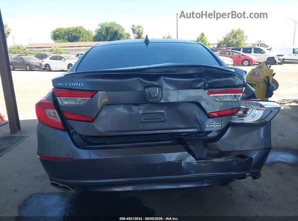 1HGCV2F35KA033554 2019 HONDA ACCORD Gray 
