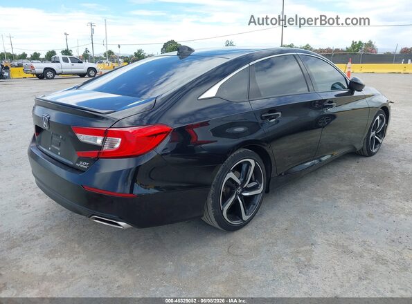 1HGCV2F35MA010472 2021 HONDA ACCORD Black უკანა მარჯვენა