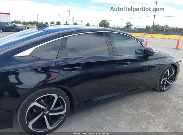 1HGCV2F35MA010472 2021 HONDA ACCORD Black 