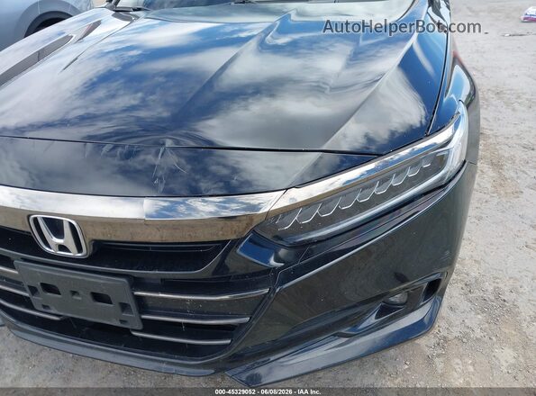 1HGCV2F35MA010472 2021 HONDA ACCORD Black უკანა სალონის ხედი
