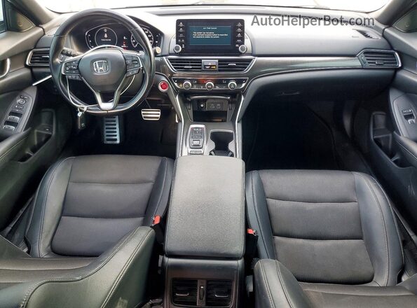 1HGCV2F35MA018359 2021 HONDA ACCORD Белый Вид панели приборов