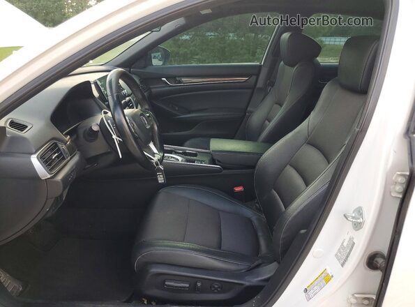 1HGCV2F35MA018359 2021 HONDA ACCORD Белый Вид салона спереди