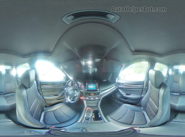 1HGCV2F35MA018359 2021 HONDA ACCORD Белый Панорамный вид салона 360°