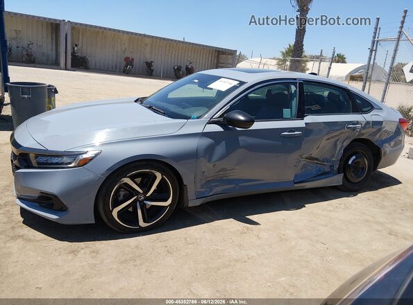 1HGCV2F35MA029779 2021 HONDA ACCORD Gray 360 interior view