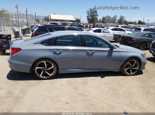 1HGCV2F35MA029779 2021 HONDA ACCORD Gray Rear interior view