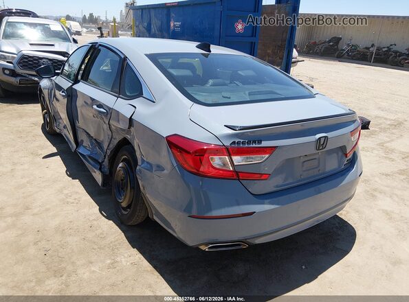 1HGCV2F35MA029779 2021 HONDA ACCORD Gray Rear left