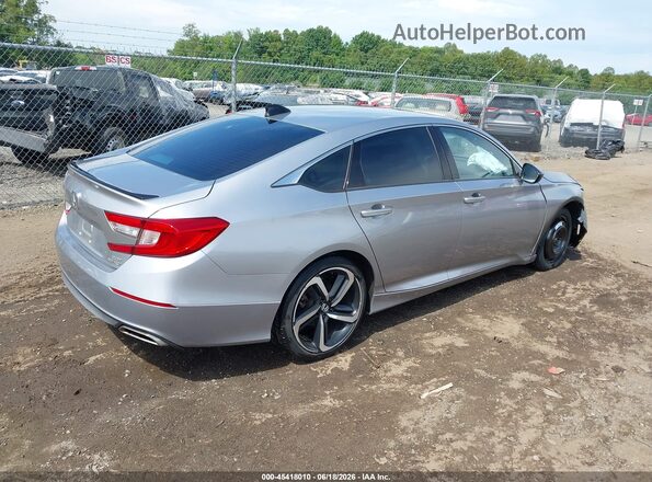 1HGCV2F35NA009128 2022 HONDA ACCORD Silver უკანა მარჯვენა