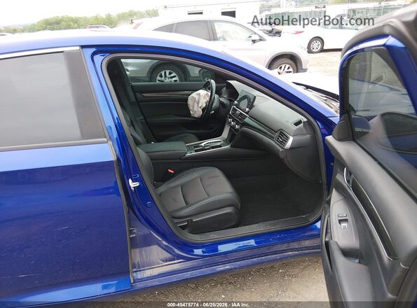 1HGCV2F35NA010344 2022 HONDA ACCORD Черный Вид салона спереди
