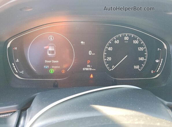 1HGCV2F35NA015849 2022 HONDA ACCORD Silver Սարքավորումների վահանակի տեսք