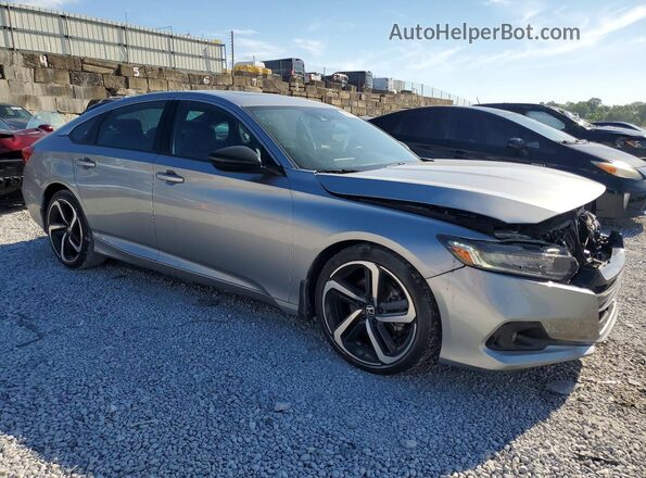 1HGCV2F35NA015849 2022 HONDA ACCORD Silver Առջևի աջ