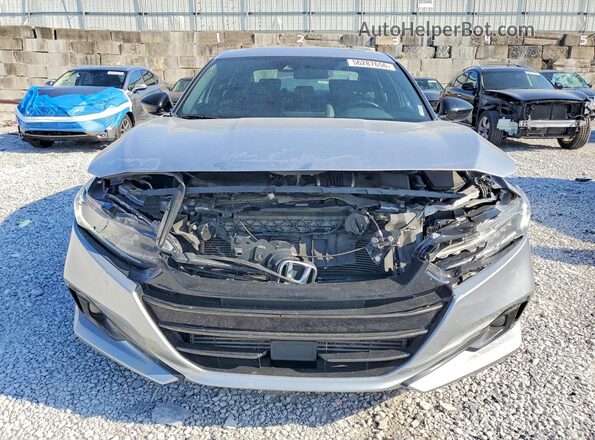 1HGCV2F35NA015849 2022 HONDA ACCORD Silver Դիմացի տեսք