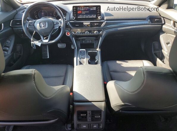 1HGCV2F35NA015849 2022 HONDA ACCORD Silver Առջևի վահանակի տեսք