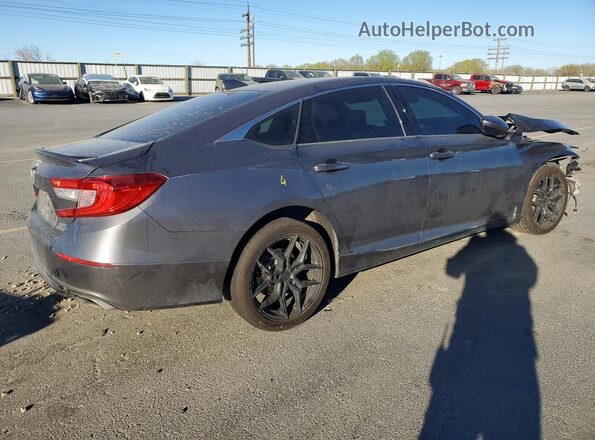 1HGCV2F36JA031391 2018 HONDA ACCORD Charcoal 