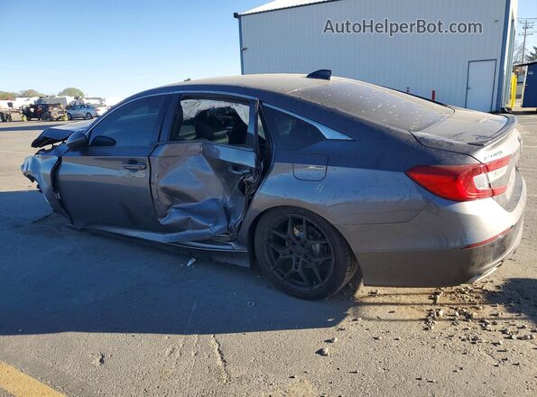1HGCV2F36JA031391 2018 HONDA ACCORD Charcoal 