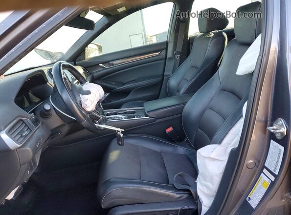 1HGCV2F36JA031391 2018 HONDA ACCORD Charcoal 
