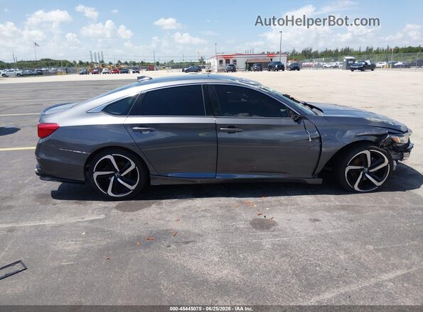 1HGCV2F36JA052841 2018 HONDA ACCORD Gray Սալոնի 360 աստիճան տեսք
