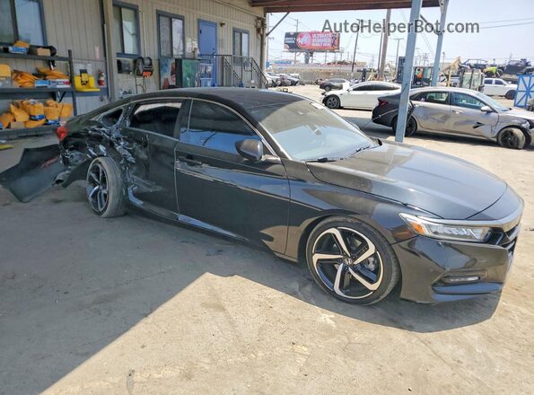 1HGCV2F36KA021980 2019 HONDA ACCORD Black Առջևի աջ