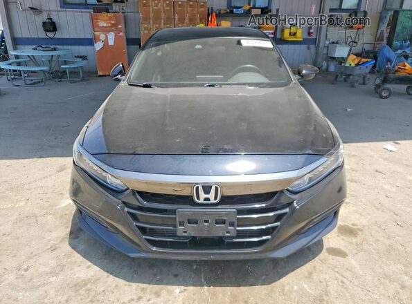 1HGCV2F36KA021980 2019 HONDA ACCORD Black Դիմացի տեսք