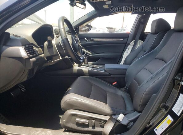 1HGCV2F36KA021980 2019 HONDA ACCORD Black Սալոնի դիմացի տեսք