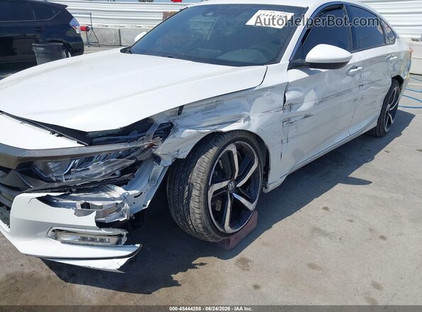 1HGCV2F36LA013850 2020 HONDA ACCORD White Вид спереду