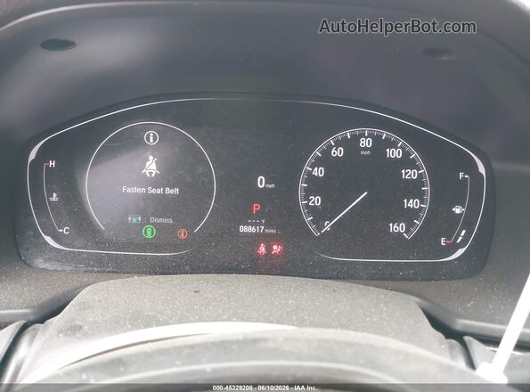 1HGCV2F36MA009671 2021 HONDA ACCORD Красный Вид задних сидений