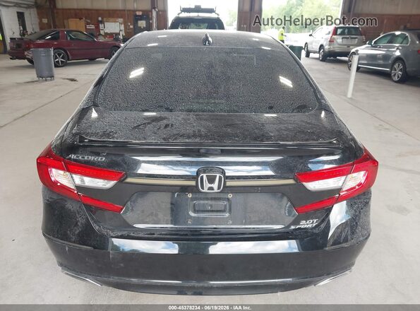 1HGCV2F37JA031805 2018 HONDA ACCORD Черный 