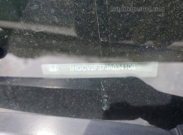 1HGCV2F37JA034106 2018 HONDA ACCORD White 