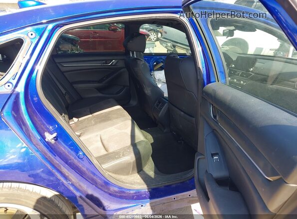 1HGCV2F37KA010793 2019 HONDA ACCORD Синий Вид наклейки с VIN-кодом