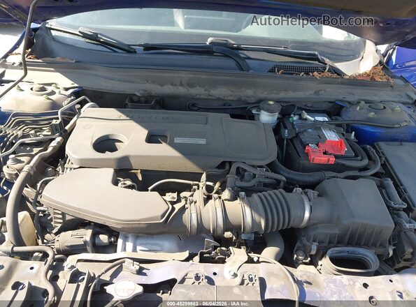 1HGCV2F37KA010793 2019 HONDA ACCORD Синий Вид сзади