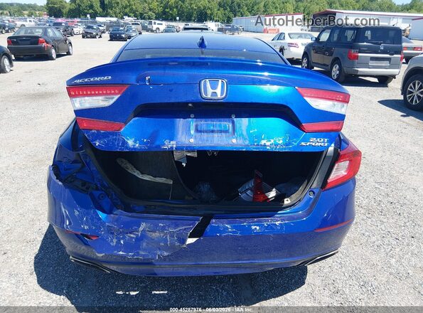 1HGCV2F37KA015542 2019 HONDA ACCORD Blue 