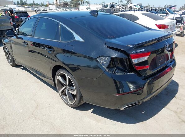 1HGCV2F37LA015493 2020 HONDA ACCORD Black Rear left