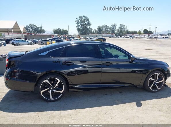 1HGCV2F37LA015493 2020 HONDA ACCORD Black 360 interior view