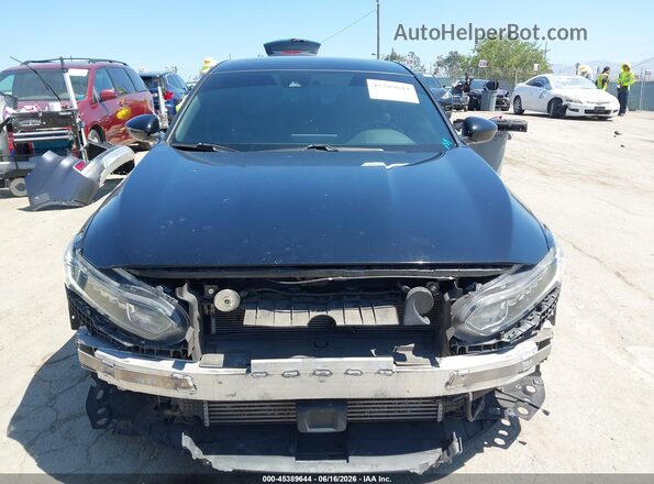 1HGCV2F37LA015493 2020 HONDA ACCORD Black Rear interior view