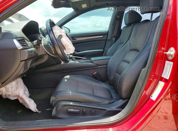 1HGCV2F37LA021262 2020 HONDA ACCORD Red Вид салону спереду