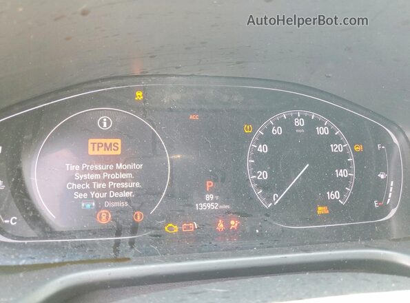 1HGCV2F37LA021262 2020 HONDA ACCORD Red Вид щитка приладів