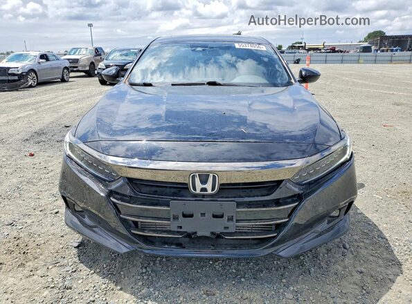 1HGCV2F37MA007458 2021 HONDA ACCORD Black Vista frontal
