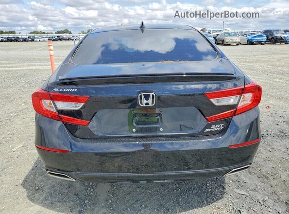 1HGCV2F37MA007458 2021 HONDA ACCORD Black Vista trasera