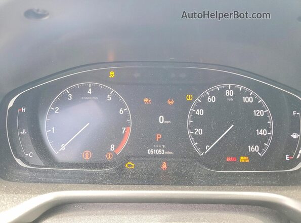 1HGCV2F37MA007458 2021 HONDA ACCORD Black Vista del cuadro de instrumentos