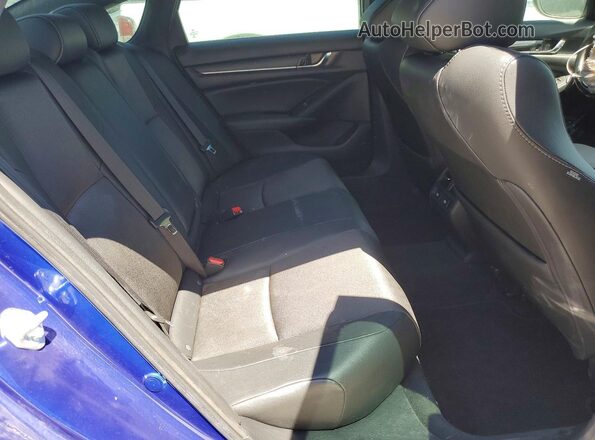 1HGCV2F37MA013423 2021 HONDA ACCORD Blue Հետևի նստատեղերի տեսք