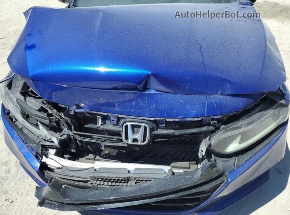1HGCV2F37MA013423 2021 HONDA ACCORD Blue Սալոնի հետևի տեսք