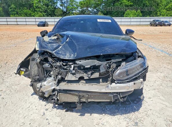 1HGCV2F37MA017696 2021 HONDA ACCORD Black Вид спереду