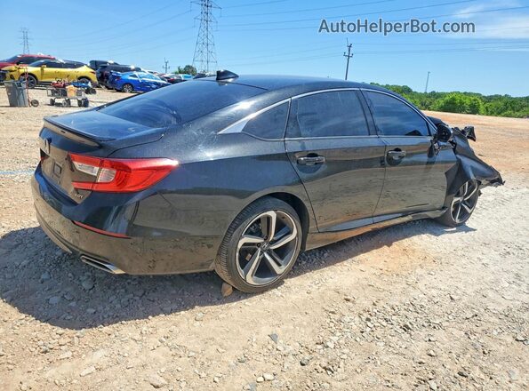 1HGCV2F37MA017696 2021 HONDA ACCORD Black Задня права чверть